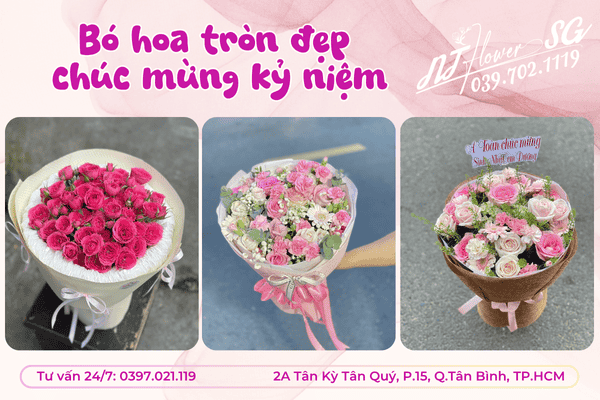 Bó Hoa Tròn Đẹp